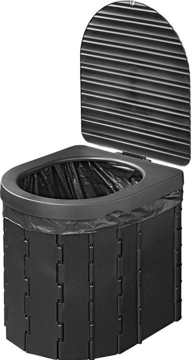 ProPlus Faltbare Campingtoilette mit Deckel