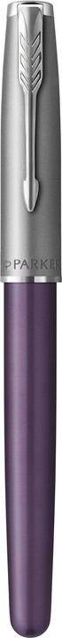 Actual product image Parker Pen Roller Sonnet Metal&Violet C.C. F Geschnenkb. (Violet, 1 x)