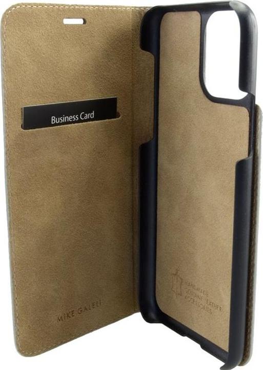 Image du produit Mike Galeli Book-Cover cuir véritable Marc gris clair (Apple iPhone 11 Pro)