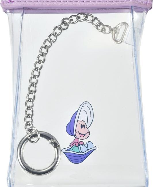 Immagine prodotto Disney Young Oyster con moschettone Clear Spring Mouth - Borsa per cosmetici