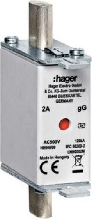 Produktbild Hager Sicherungseinsatz DIN-000 25A (25 A)