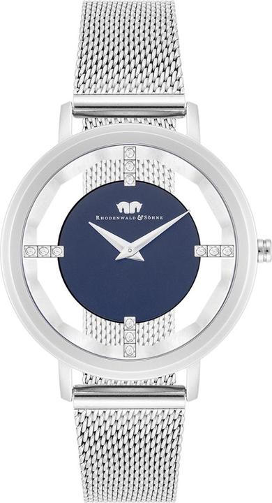 Actual product image Ladies Quartz Watch Lucrezia Stainless Steel Silver - 33682 (Analogue wristwatch, 36 mm)