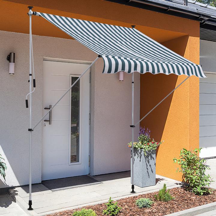 Produktbild Outsunny Klemmmarkise mit Handkurbel (2 m)
