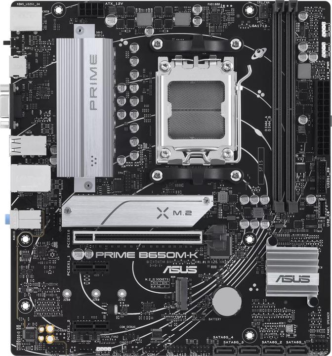 Produktbild ASUS Prime B650M-K (AM5, AMD B650, mATX)