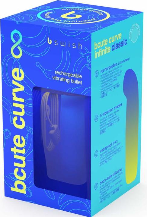 Image du produit Bswish B Swish - Bcute Curve Infinite Classic Edicion Limitada Vibrador Recargable Silicona Azul