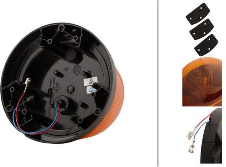 Actual product image Hella LED Rotating Beacon