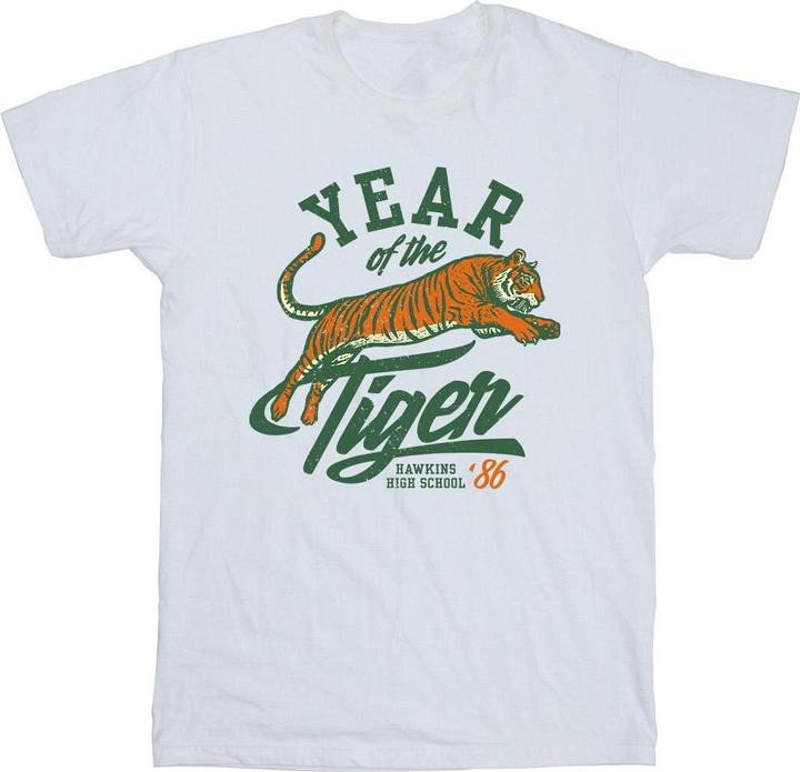 Netflix Stranger Things Hawkins Year of The Tiger 86 TShirt (M)