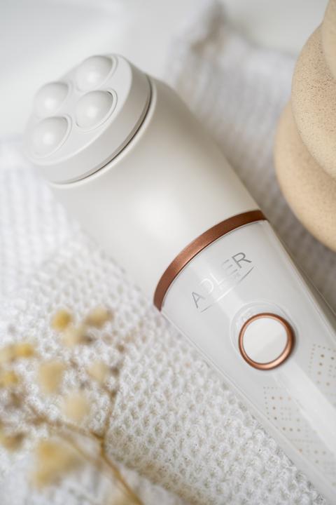 Actual product image Adler AD 2178 facial cleansing brush Vibrating & rotating brush White Battery