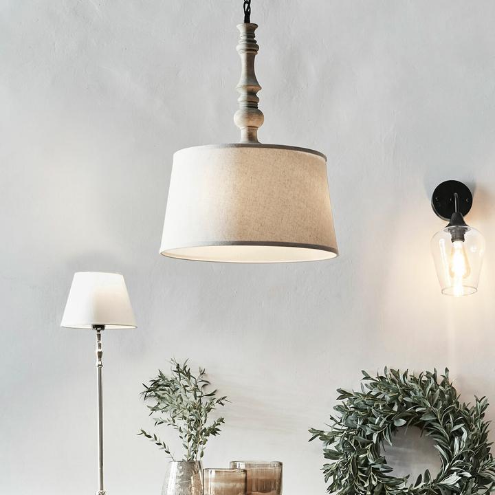 Image du produit Loberon Lampe à suspendre Martigny beige (E14)