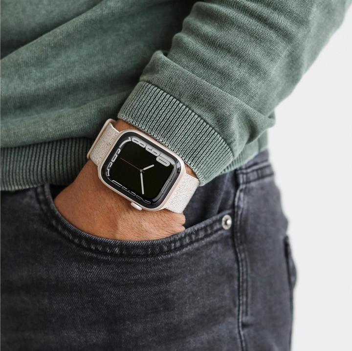 Image du produit Vonmählen Bracelet Sport 2 pour Apple Watch 38 40 41 mm beige (Nylon)