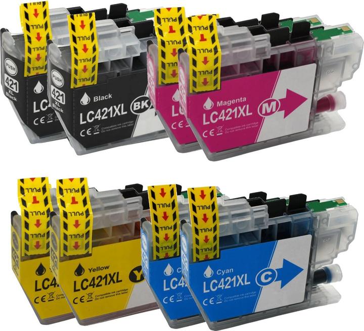 Image du produit Hermex Cartouche d'encre compatible XL pour Brother DCP-J1050DW (M, Y, CF, C)