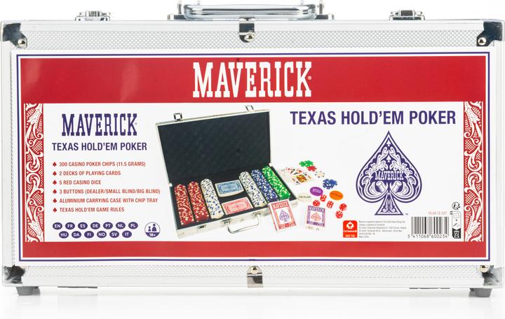 Actual product image Cartamundi Mallette Poker 300 Jetons
