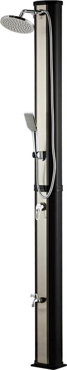 Produktbild Dirks-traumbad Solardusche 35L mit Wasserhahn, Schwarz/Silber