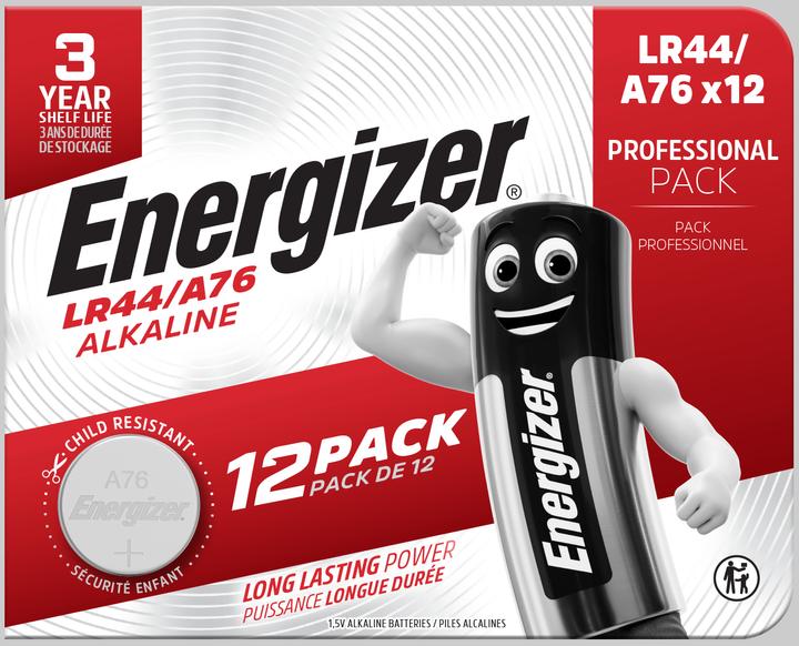Actual product image Energizer LR44/A76 (12 pcs., LR44, 150 mAh)