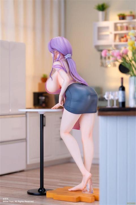 Actual product image Kiwi Original Character PVC Statue 1/6 Kyou no Yuushoku Yuki 26 cm