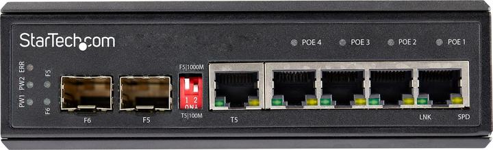 Produktbild StarTech .com Industrial 6 Port Gigabit Ethernet Switch (6 Ports)