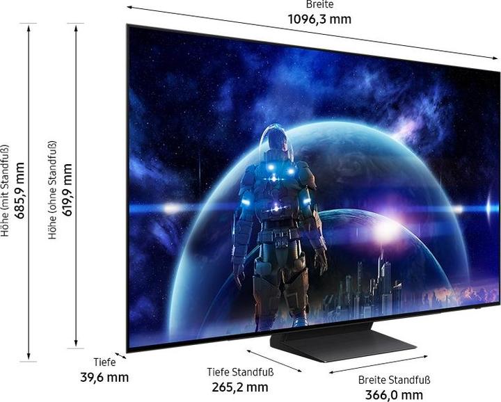 Actual product image Samsung GQ48S90DAEXZG (48", S90D, OLED, 4K, 2024)