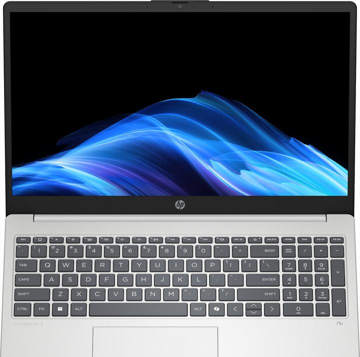 Immagine prodotto HP OmniBook 3 AI - 15.6" | Ryzen AI 5 | 16GB | 512GB (15.59", AMD Ryzen AI 5 340, 16 GB, 68.72 GB, Tastierino numerico)