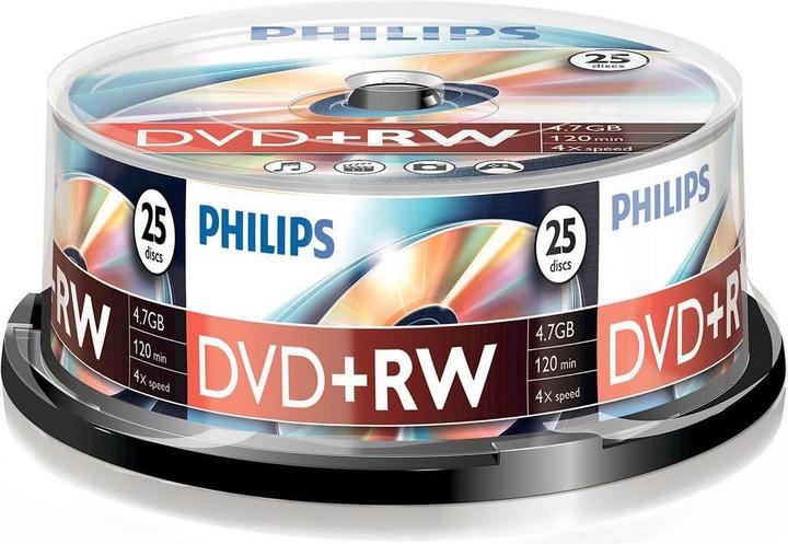 Philips DVD+RW 4.7 GB (25 x)