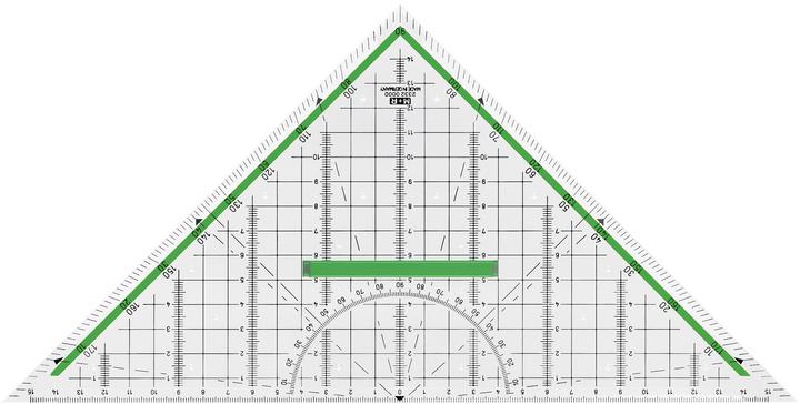 Produktbild M+r Möbius Ruppert 2332 - 0000 - Dreieck - Schwarz - Rot - Weiss - Polystyrene - 32 cm (320 mm)