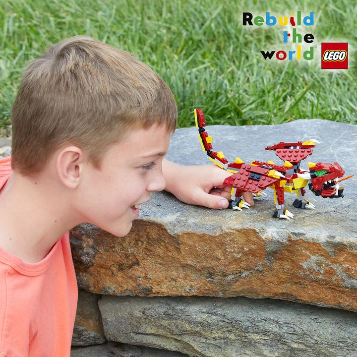 Image du produit LEGO Des créatures fabuleuses (31073, LEGO Creator 3-in-1)