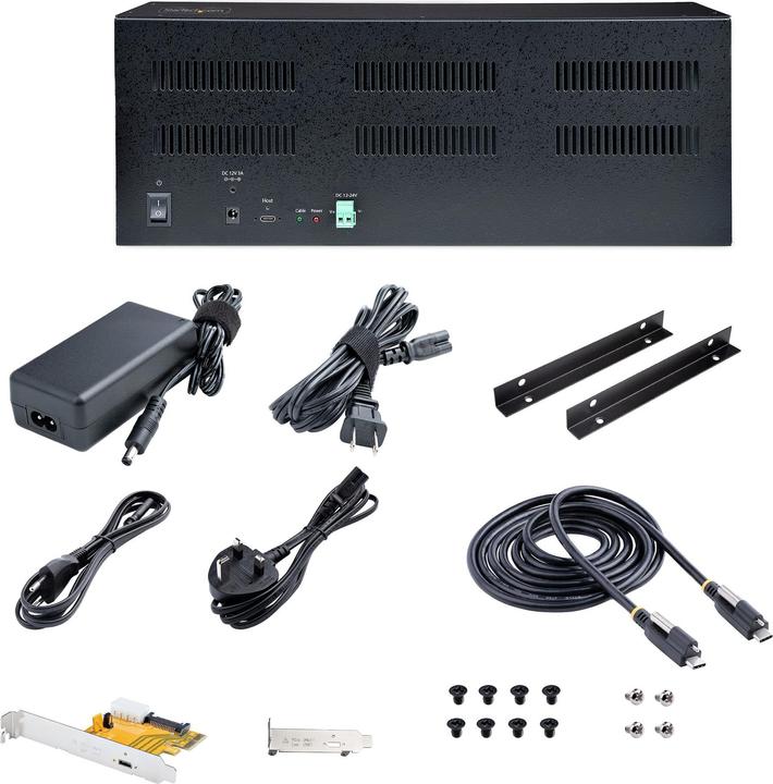 Produktbild StarTech com 4-Slot PCIe Expansion Chassis with PCIe x2 Host Card, PCIe 2.0 - 10Gbps, External PCIe