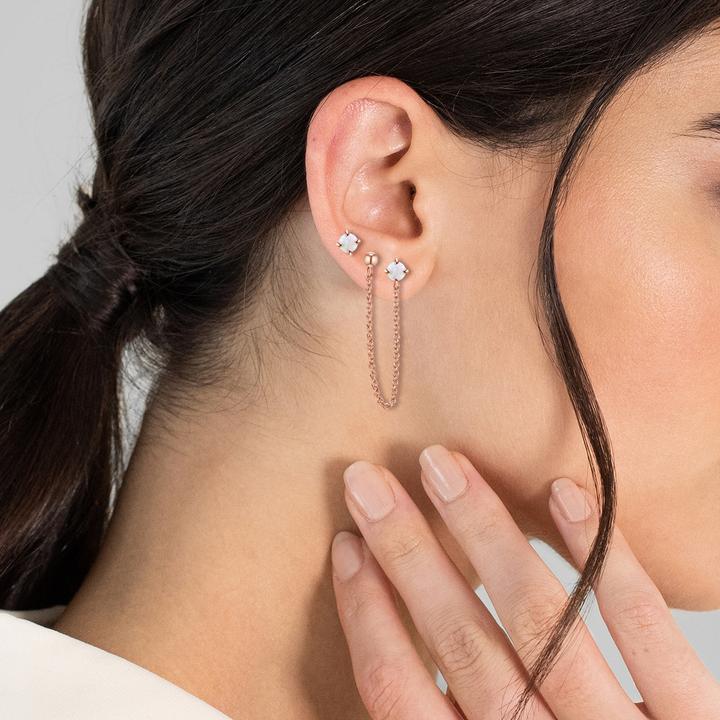 Produktbild Glanzstücke München Damen Sterling Silber Opal (synth.) roségold - 26625 (925er Silber)