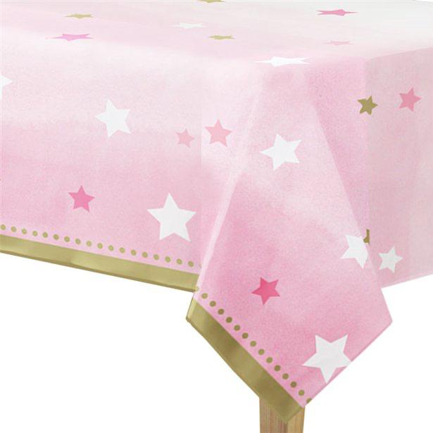 Produktbild Creative Party Nappe de table "Petite Étoile Rose"