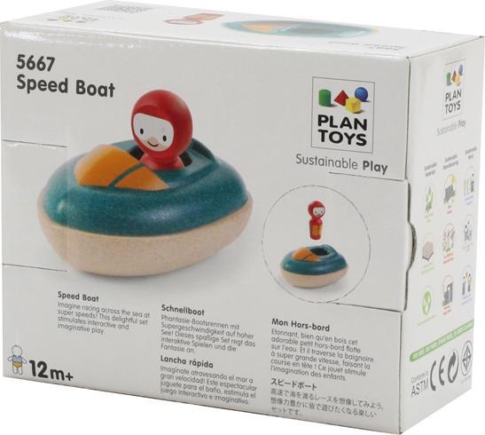 Produktbild Plantoys Schnellboot