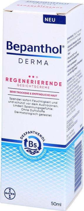 Actual product image Bepanthol Derma Regenerating Face Cream, 1X50 ml CRE (50 ml, 24h cream)