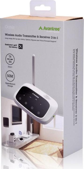 Actual product image Avantree Oasis LONG RANGE (Transmitter & Receiver)