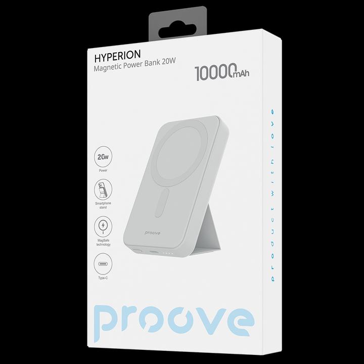 Actual product image Proove power bank Hyperion 20W 10000mAh white (10000 mAh, 20 W)