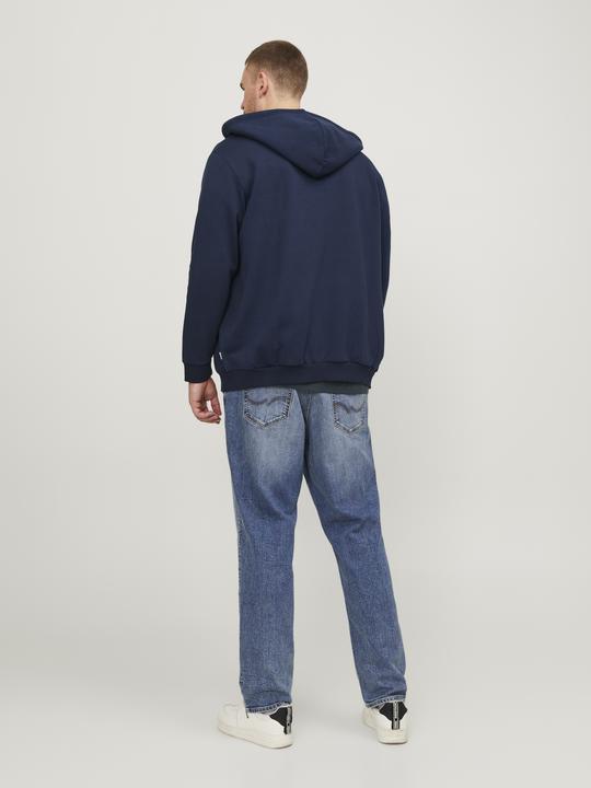 Immagine prodotto Jack & Jones Felpa con cappuccio Plus Size Unicoloured con zip Felpa con cappuccio con zip (XXL)