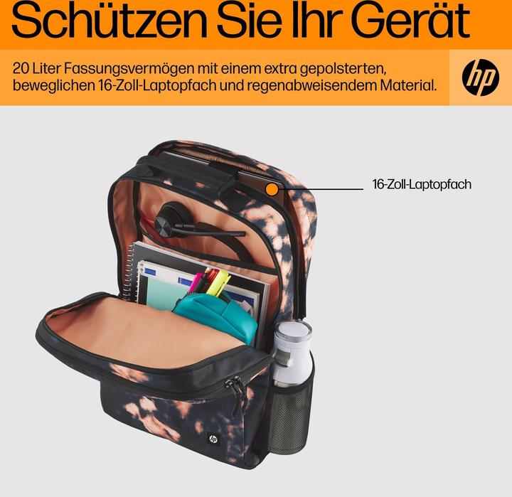Actual product image HP Campus XL Tie dye Backpack (P) (20 l)