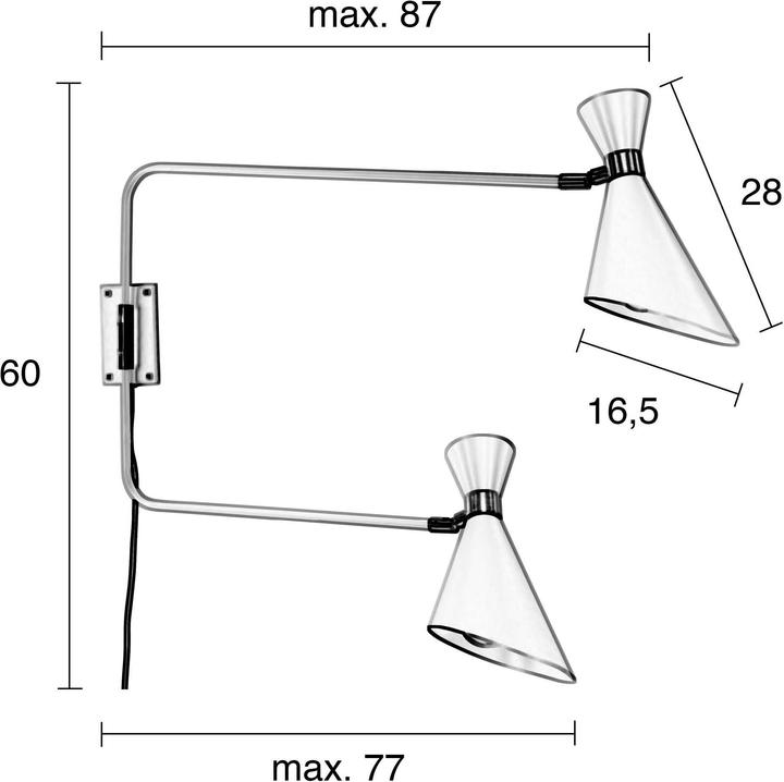 Actual product image Zuiver Double Shady (E27)