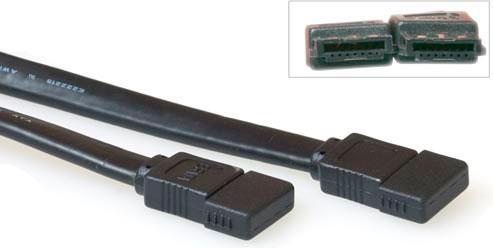 Image du produit eSATA 1m F F 1m eSATA eSATA Noir Câble SATA