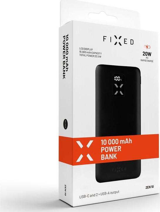 Immagine prodotto Fixed Zen USB-C PD 20W Banca di alimentazione da 10.000 mAh (10000 mAh, 22.50 W, 37 Wh)