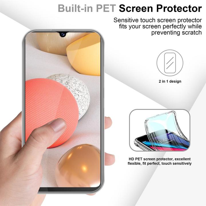Image du produit Cadorabo TPU 360 degrés Case Cover (Samsung Galaxy A42 5G, Samsung Galaxy M42 5G)