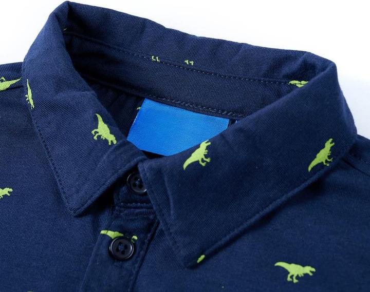 Immagine prodotto VidaXL Camicia da bambino blu navy 92,Materiale: 100 % cotone,Colore (92)