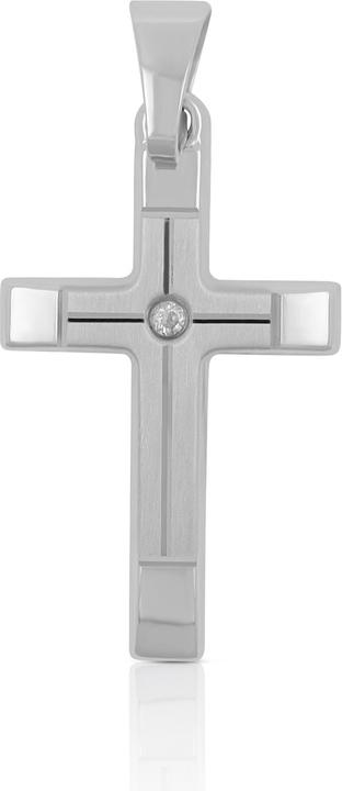 Muau Kreuz (750/18K Weissgold)
