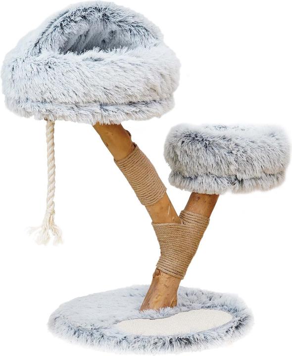 Actual product image Fudajo Designer scratching post (80 cm, Cream, Grey)