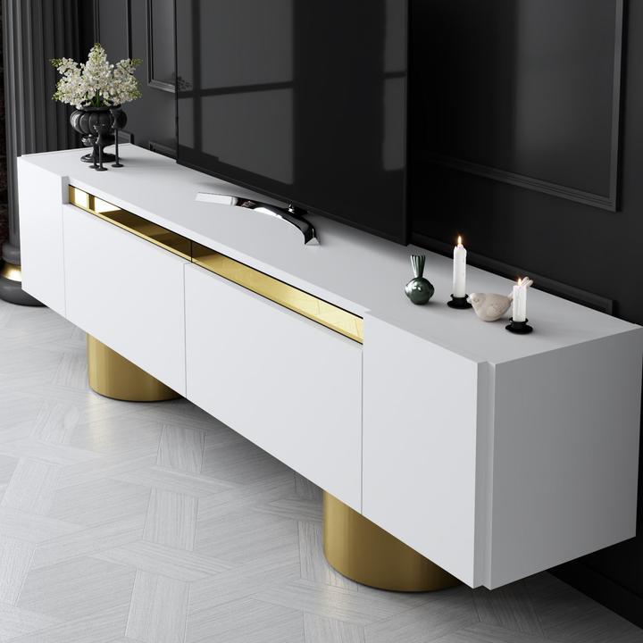 Immagine prodotto Skye Decor Bohem Gold TV Stand (180 x 50 x 30 cm)