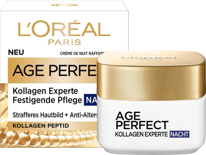 Produktbild L'Oréal Paris Loreal, Alter Perfect Pro-Kollagenexperte, Nachtcreme, 50 ml (50 ml, Nachtcreme)