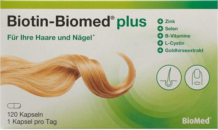 Produktbild Biomed Biotin Biomed plus (120 Stück, Kapseln, 102 g)