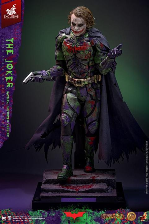Actual product image Hot Toys The Dark Knight "The Joker - Batman Imposter Version" Exclusive Artisan Edition 1/6 Action Figure