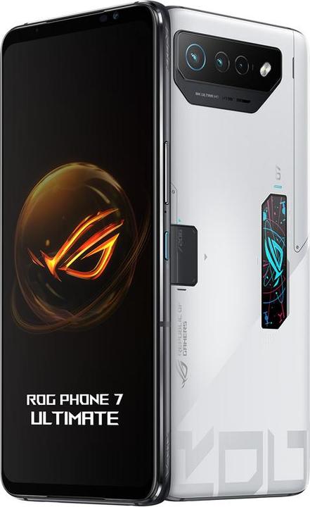 Produktbild ASUS ROG Phone 7 Ultimate (512 GB, Storm White, 6.78", Dual SIM, 50 Mpx, 5G)