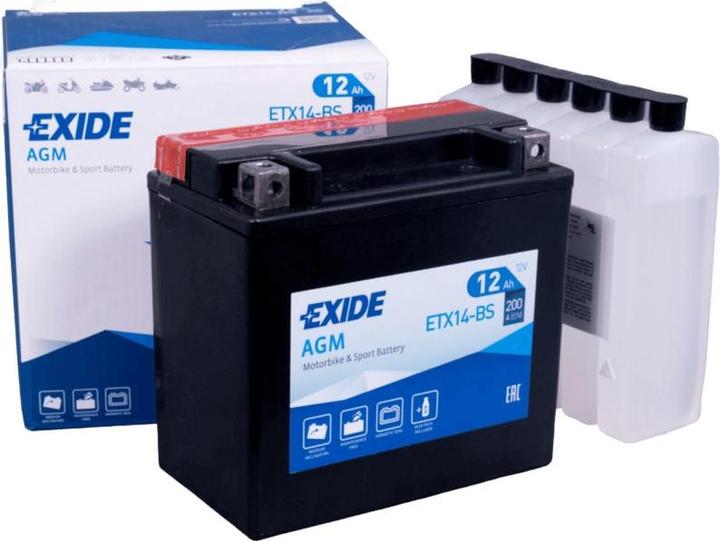 Actual product image Exide Agm Etx14-Bs (12 V, 12 Ah, 200 A)