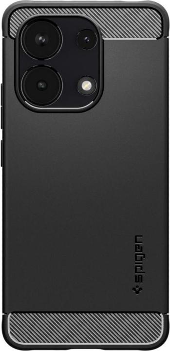 Actual product image Spigen Rugged Armor case for Xiaomi Redmi Note 13 4G / LTE - matte black (Xiaomi Redmi Note 13 4G)