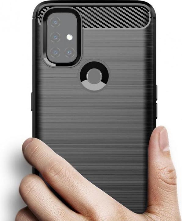 Produktbild Screenguard OnePlus Nord N10 5G Hülle Carbon Brushed Soft TPU (OnePlus Nord N10 5G)