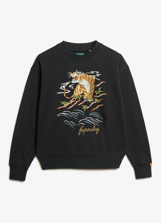 Actual product image Superdry Suika Embroidered Loose Crew (16)